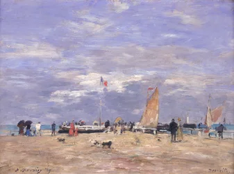 El muelle en Deauville, 1869